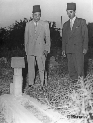 1956 - Eltaher at Thaalbis grave